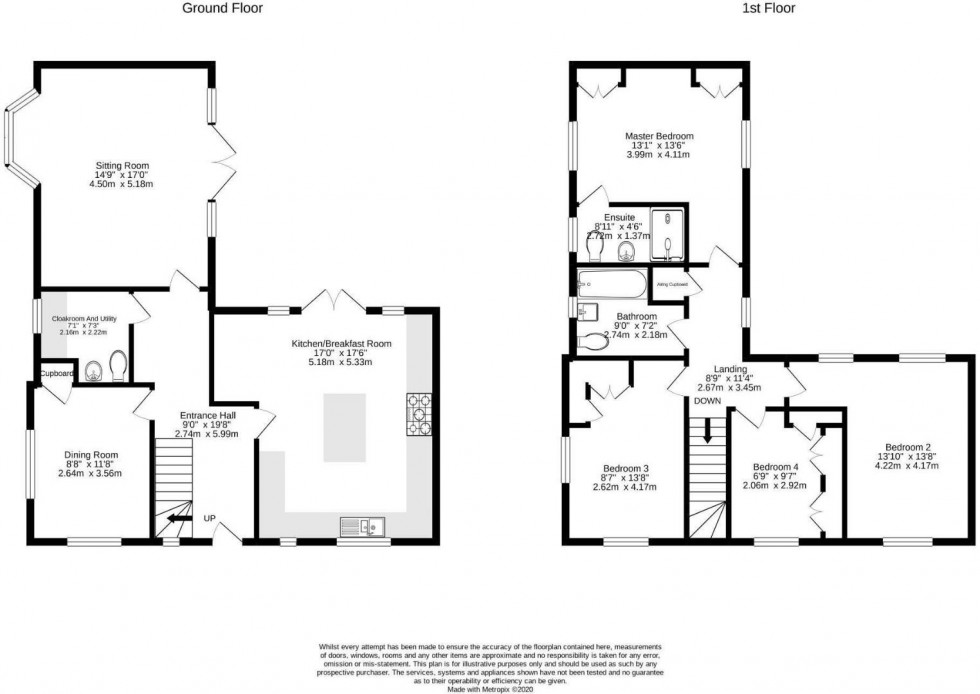 Floorplan for Windmill Place, Takeley