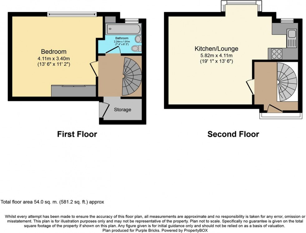 Floorplan for Percival Court, Bishop's Stortford