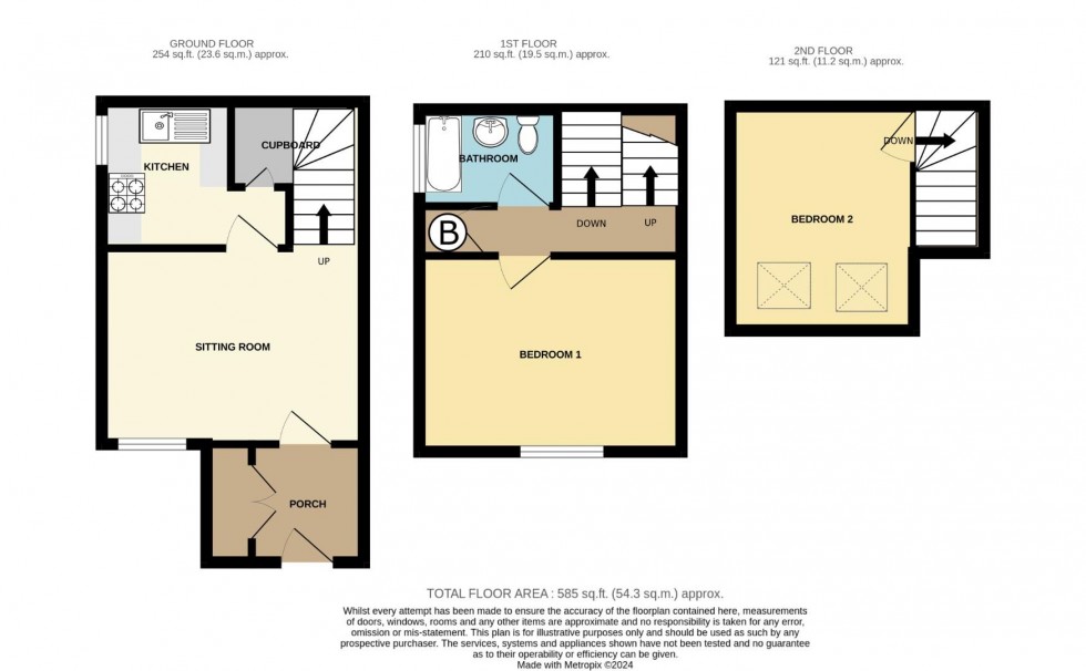 Floorplan for The Paddock, Bishop's Stortford