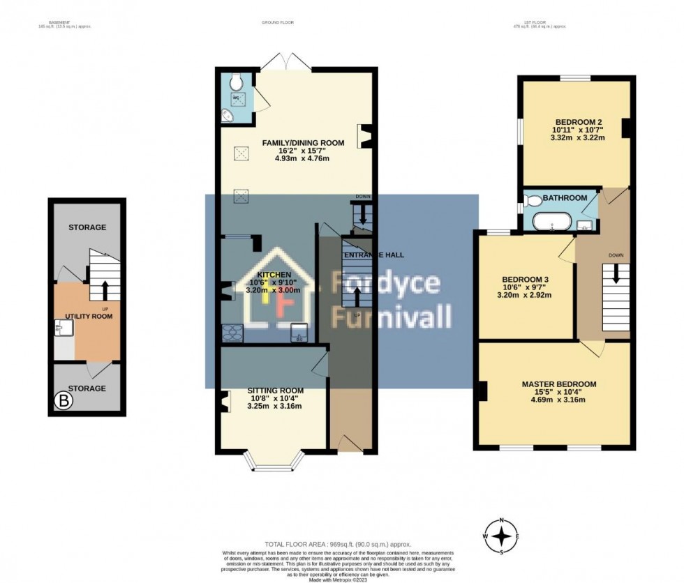 Floorplan for Crown Terrace, BISHOP'S STORTFORD