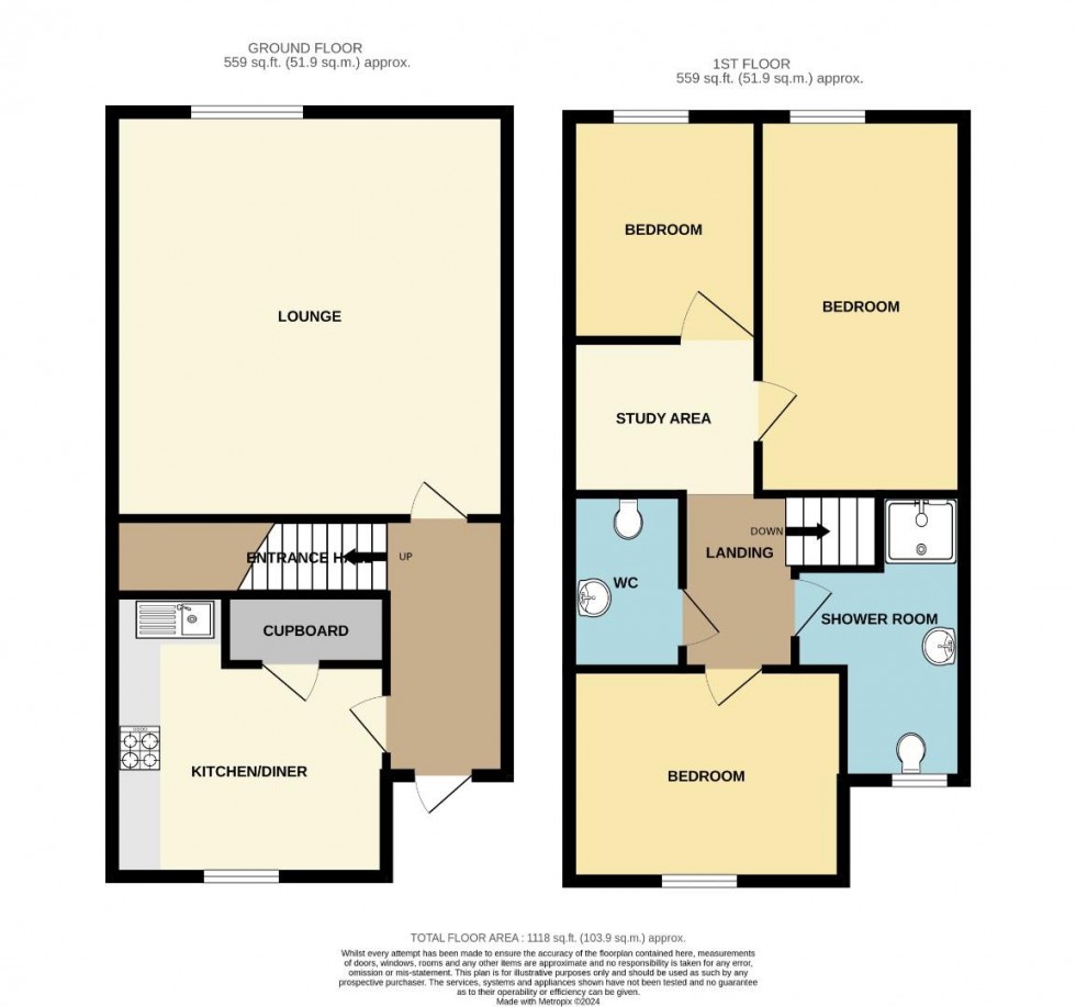 Floorplan for Hockerill Court, BISHOP'S STORTFORD