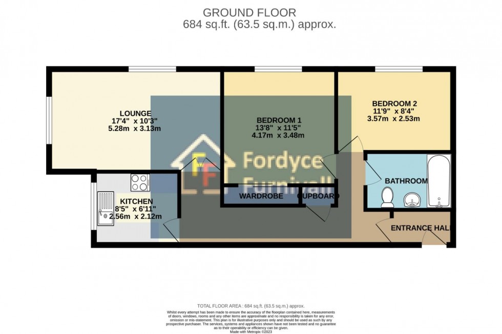 Floorplan for Mitre Gardens, London Road, Bishop's Stortford