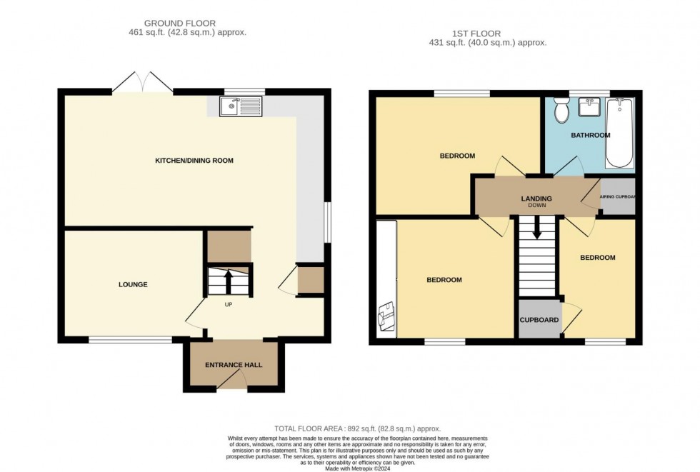 Floorplan for Coronation Road, BISHOP'S STORTFORD