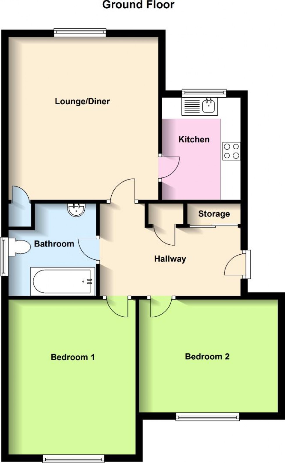 Floorplan for Hadham Road, Bishop's Stortford